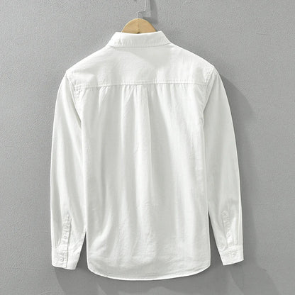 Relaxed Fit Cotton Long Sleeve Shirt