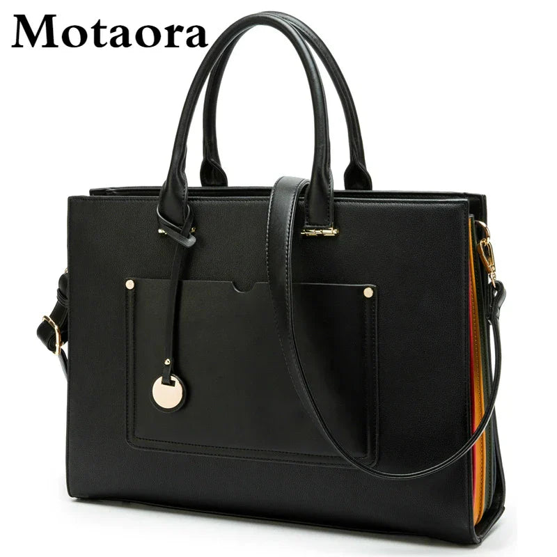 Authentic Large Leather Handbag for Women - OutfitLondon