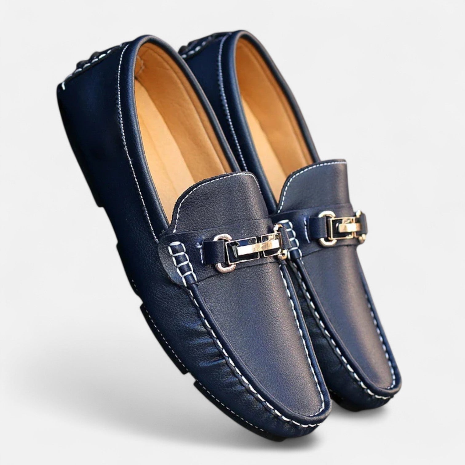 Classic Leather Bit Dress Loafers - OutfitLondon