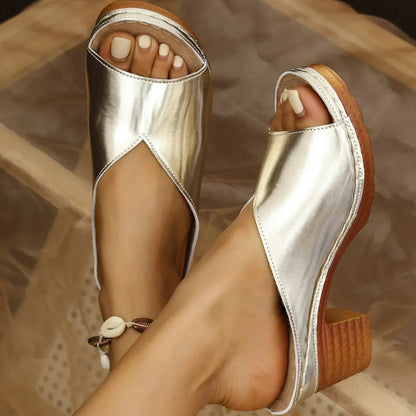 Elegant Ankle Strap Sandals