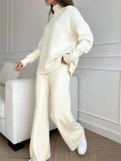 Soft Women's Turtleneck Jumpsuit Outfit