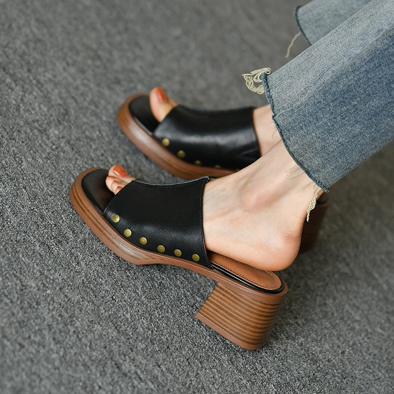Luxury Genuine Leather Sandals