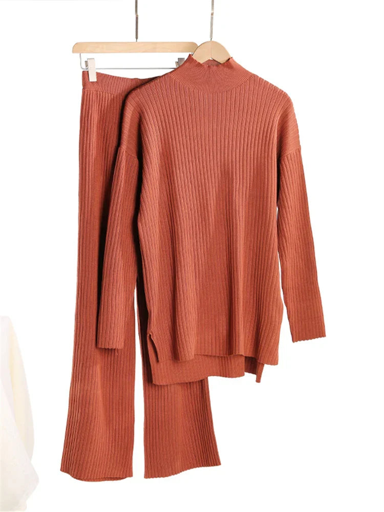 Soft Women's Turtleneck Jumpsuit Outfit