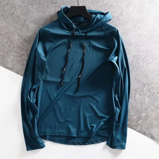 Men's Performance Hoodie Breathable Moisture Wicking Athletic Wear - OutfitLondon