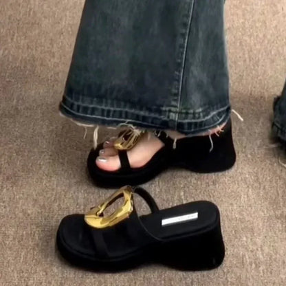 Women's Strappy High Heel Summer Sandals - OutfitLondon