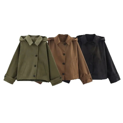 Rainproof Classic Mens Short Jacket Coat - OutfitLondon