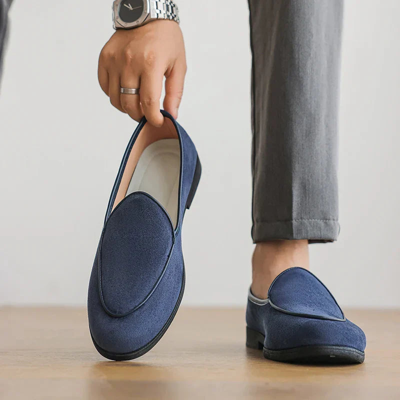 Luxurious Suede Slip On Shoes - OutfitLondon