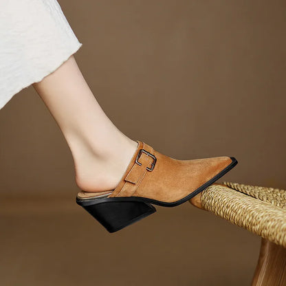 Luxury Soft Slip On Mules