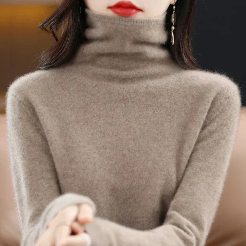 Cozy Warm Women's Merino Crew Sweater