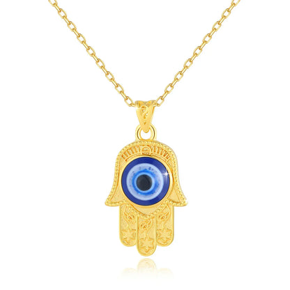 Fortuna 18K Gold Evil Eye Necklace