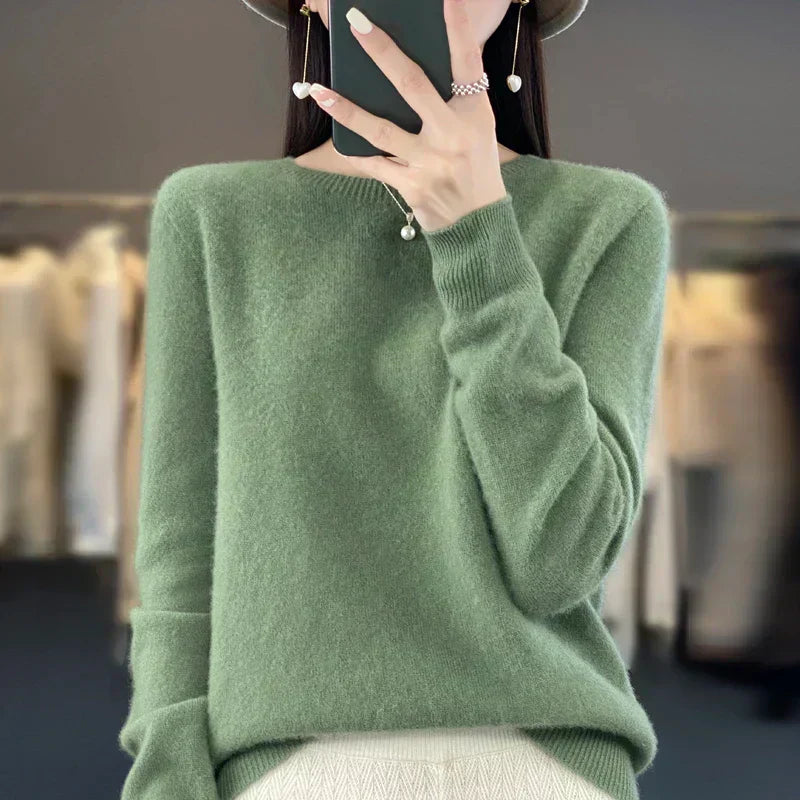 Luxurious Wool Women's Sweater Warm and Fuzzy