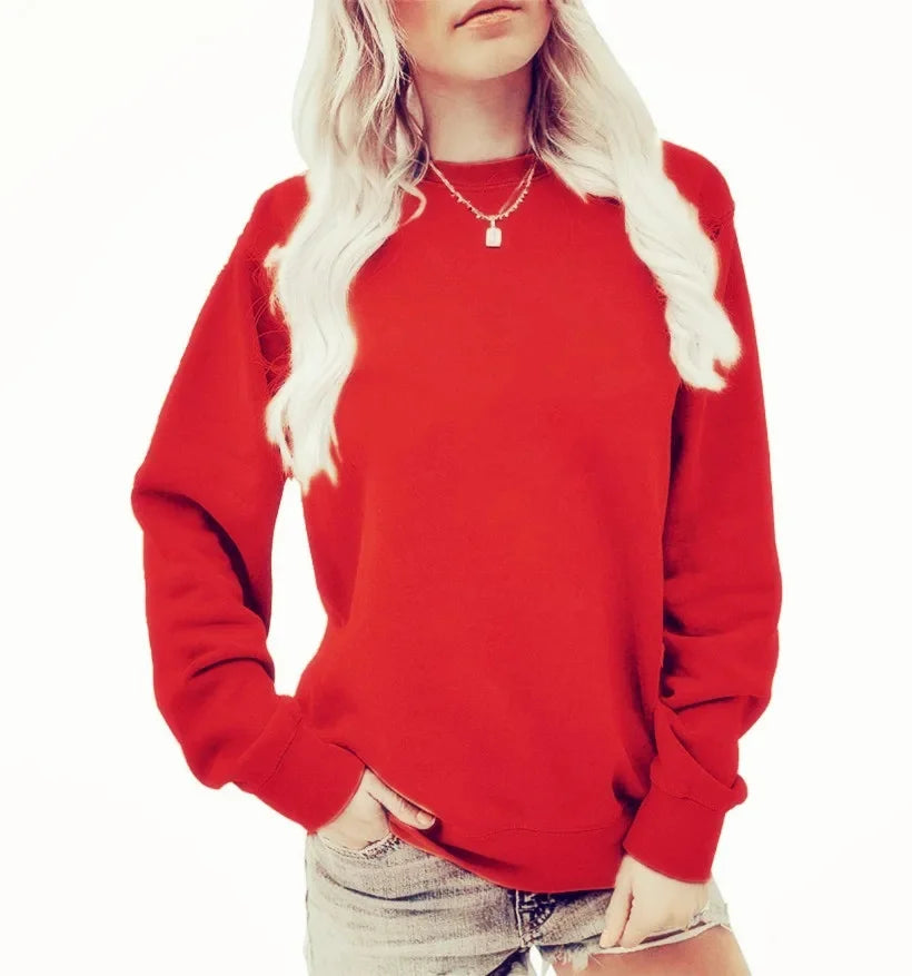 Warm Women's Cozy Long Sleeve Sweater - OutfitLondon