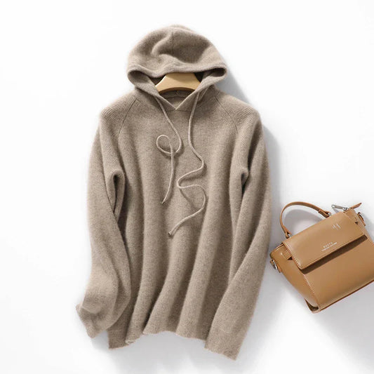 Women's Merino Wool Hoodie - OutfitLondon