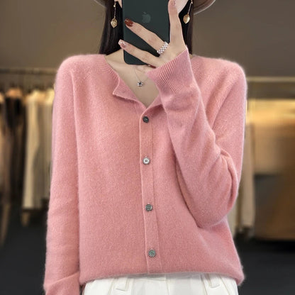 Cozy Women's Merino Wool Crew Sweater