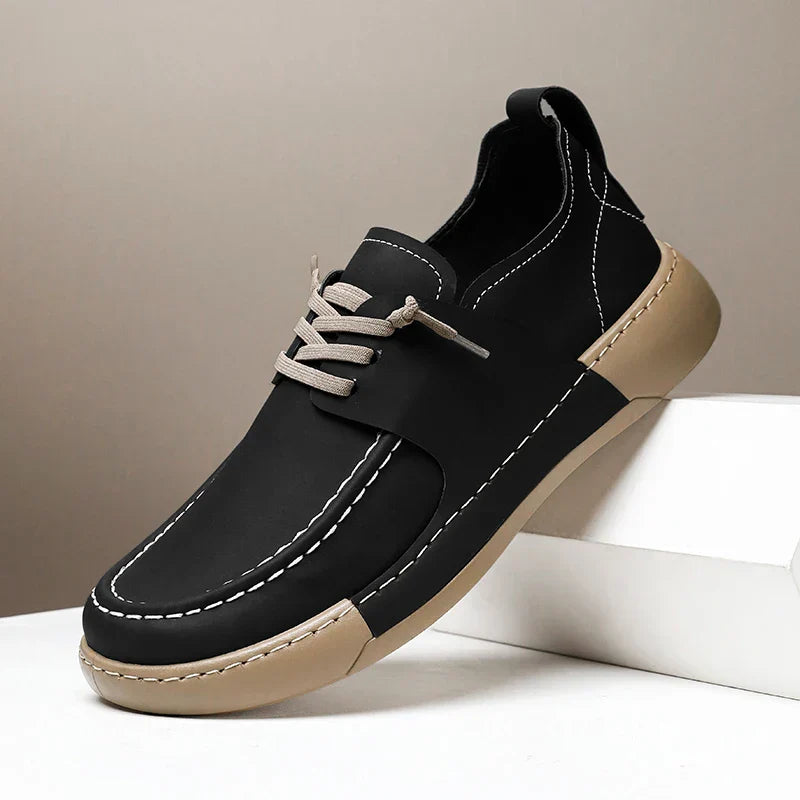 Black Genuine Leather Shoes