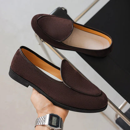 Luxurious Suede Slip On Shoes