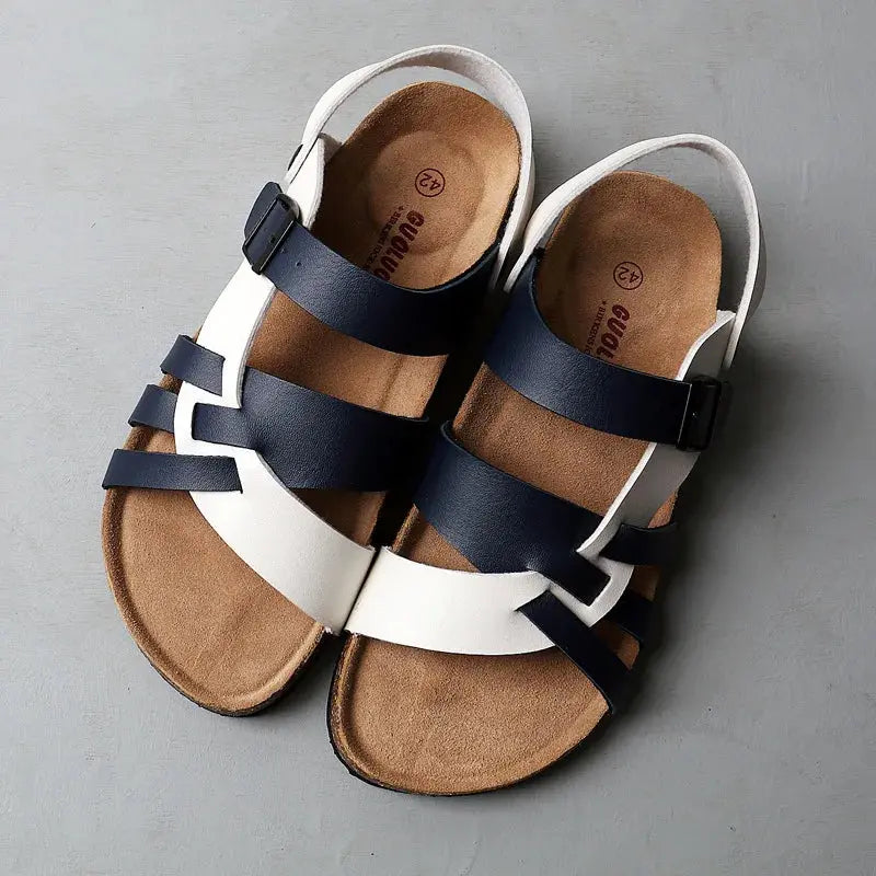 Luxury Leather Sandals - Elegant All Day Comfort