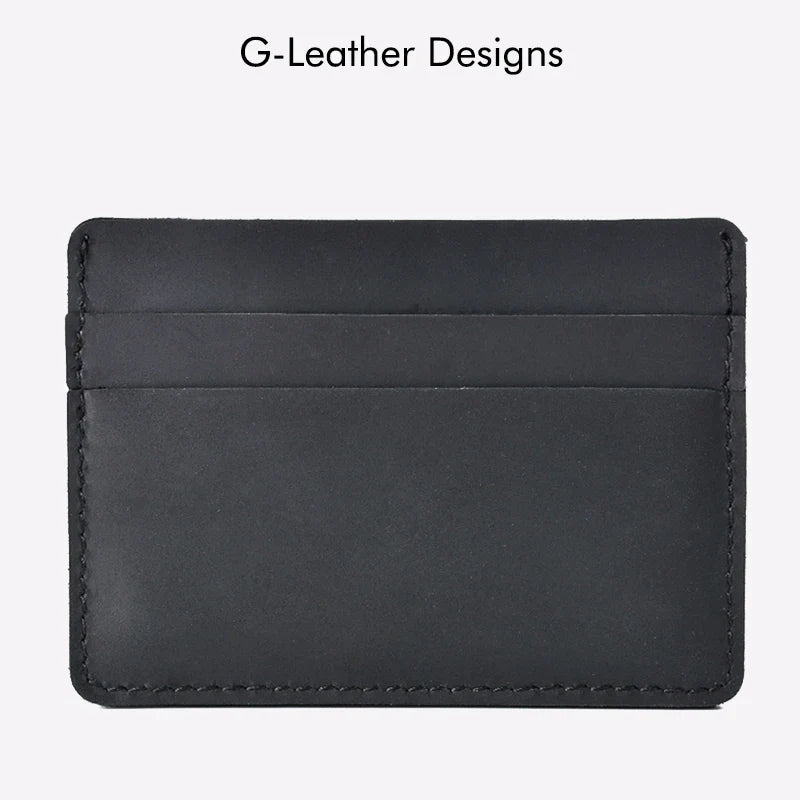 Traditional Tan Leather Card Holder