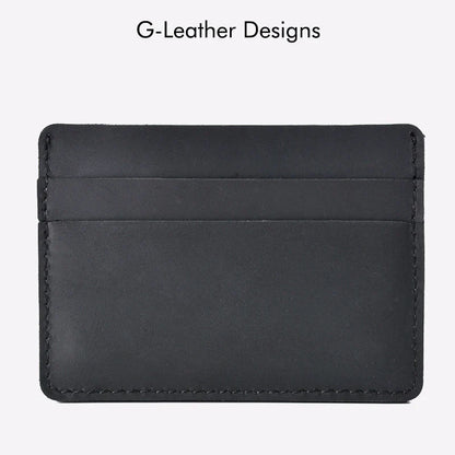 Traditional Tan Leather Card Holder