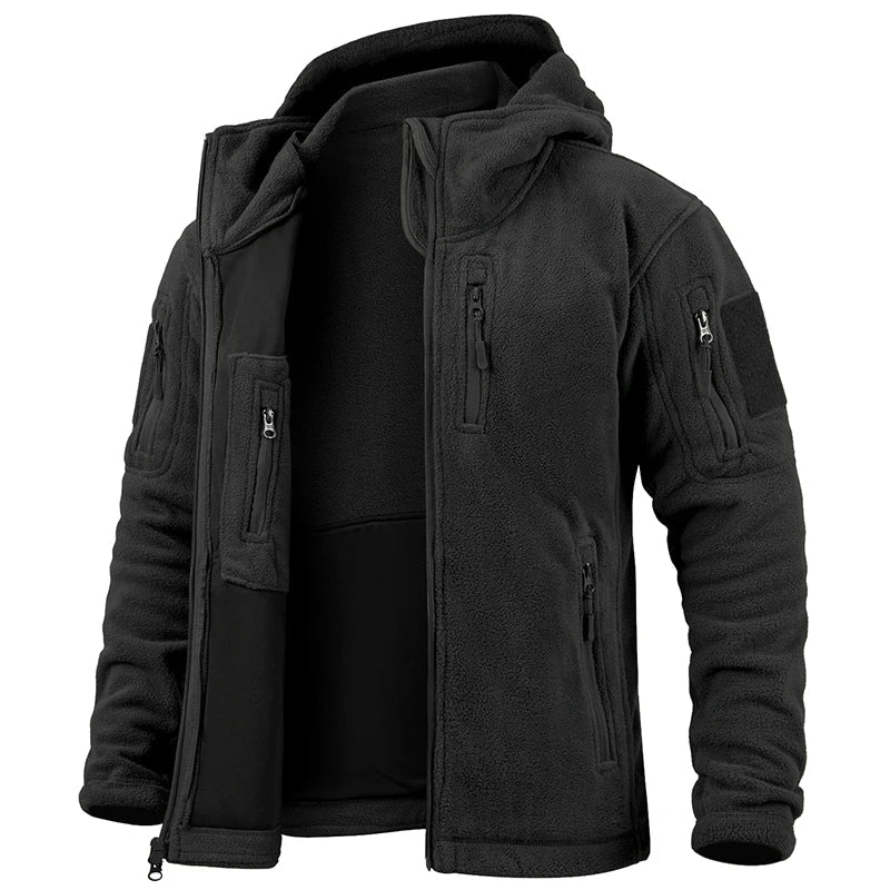 Waterproof Thermal Men's Jacket - Warm Multi Pocket Coat