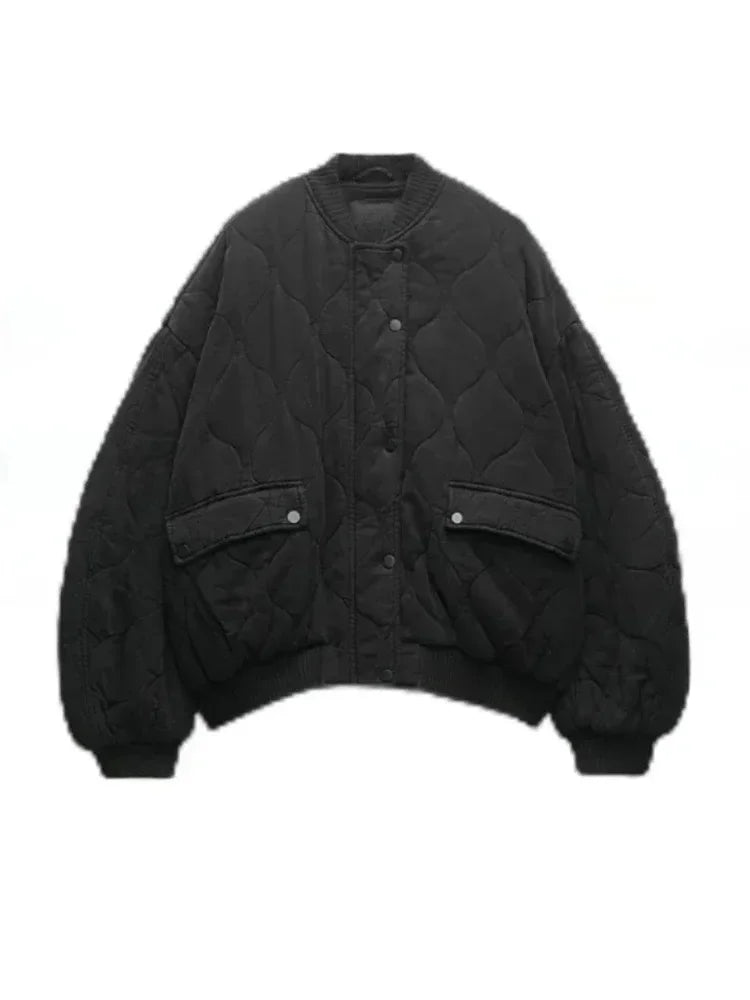 Streetwise Men's Quilted Bomber Jacket