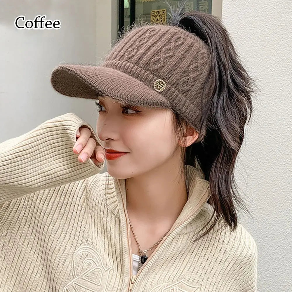 Cozy Soft Bunny Beanie for Ladies