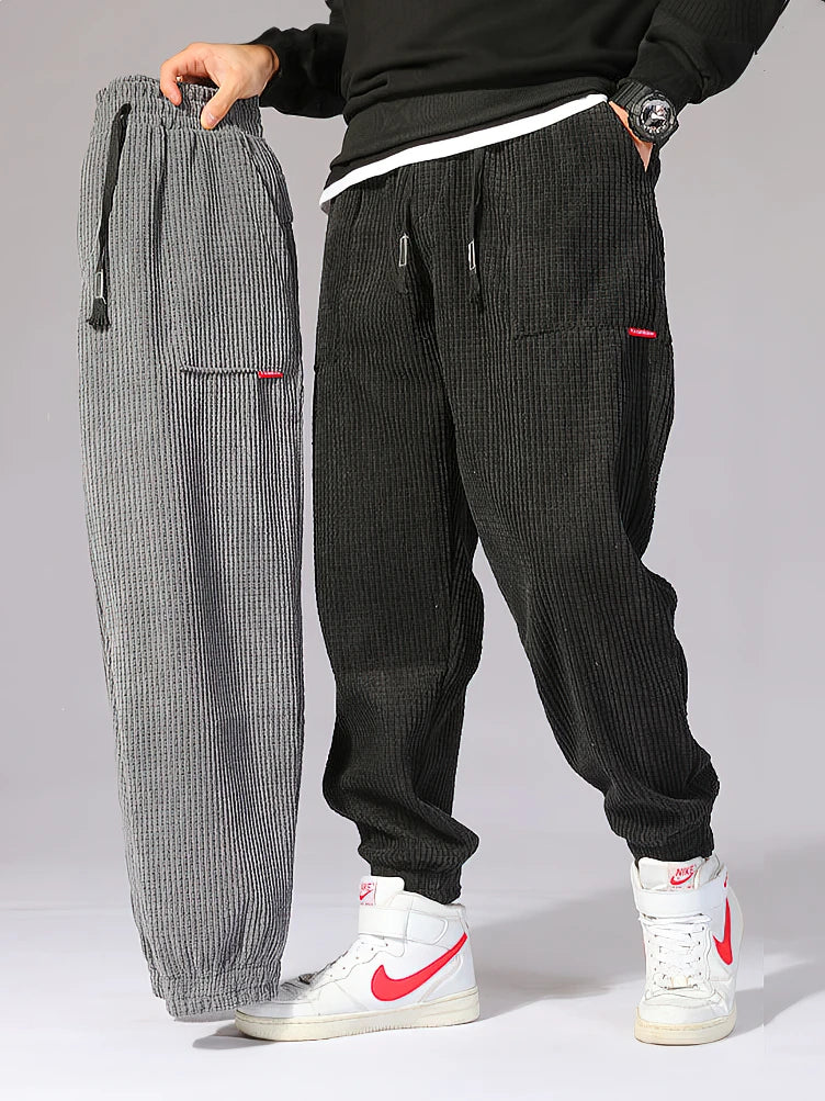 Relaxed Fit Cotton Street Pants - OutfitLondon