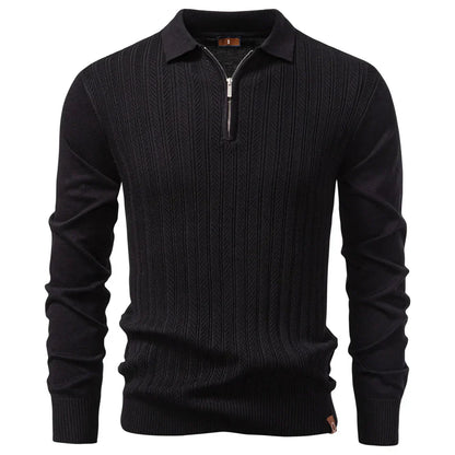 Classic Threaded Polo Shirt - Slim Fit Men's Daily Wear