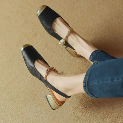 Classic Buckle Back Pumps