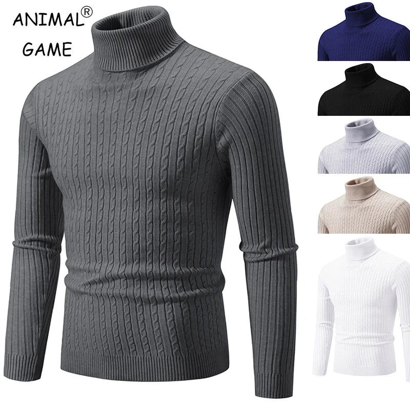 Cozy Classic Fit Men's Knit Sweater - OutfitLondon