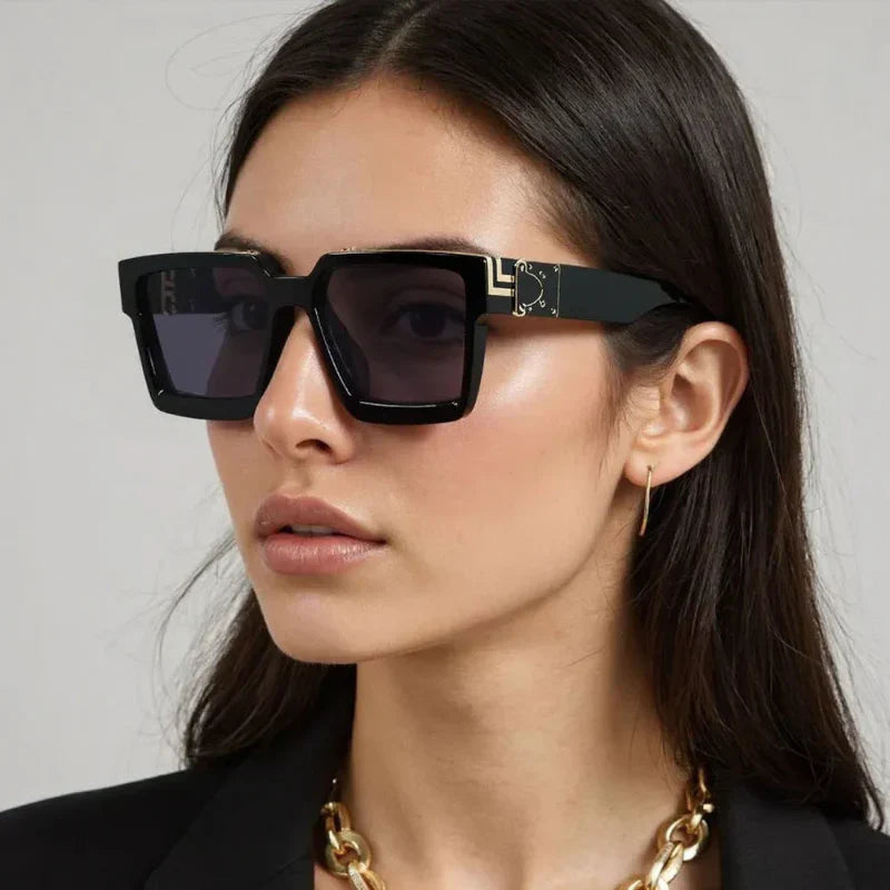 Monza Mens Retro Angular Sunglasses - OutfitLondon