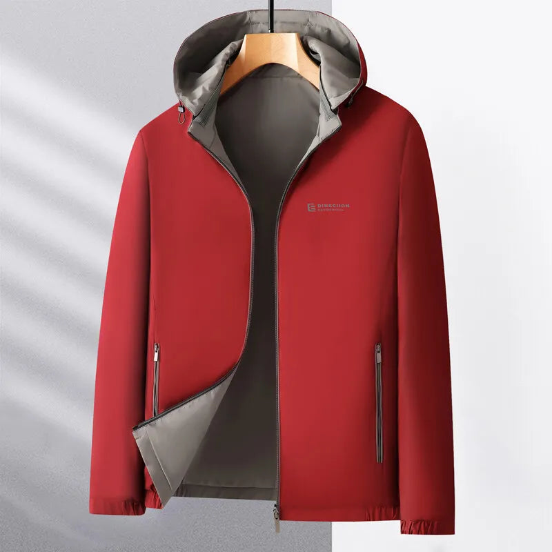 Waterproof Leather Biker Jacket