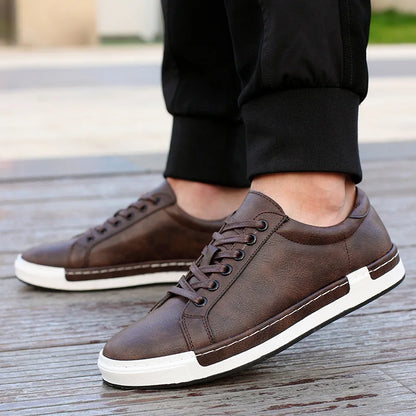 Premium Genuine Leather Trainers