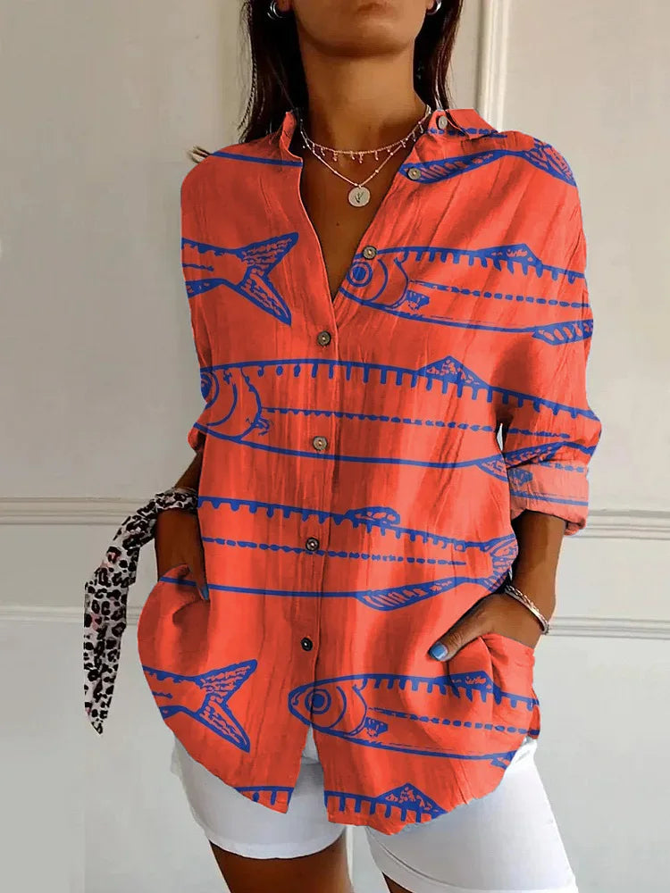 Pretty Floral Ladies Casual Top