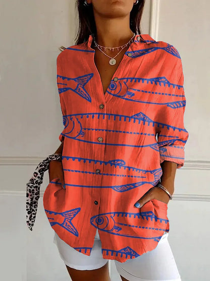 Pretty Floral Ladies Casual Top