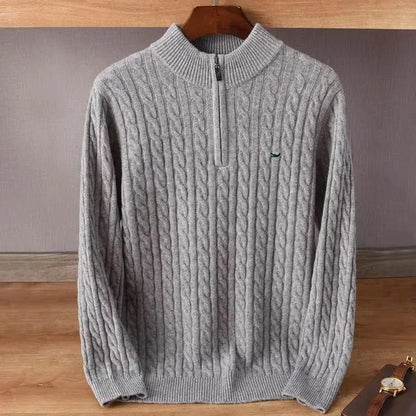 Timeless Pullover Zip Up Sweater