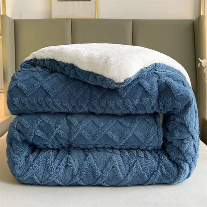 Plush Cashmere Soft Heavy Blanket for Winter