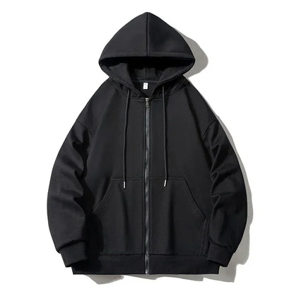 Big Mens Zipper Hoodie Jacket