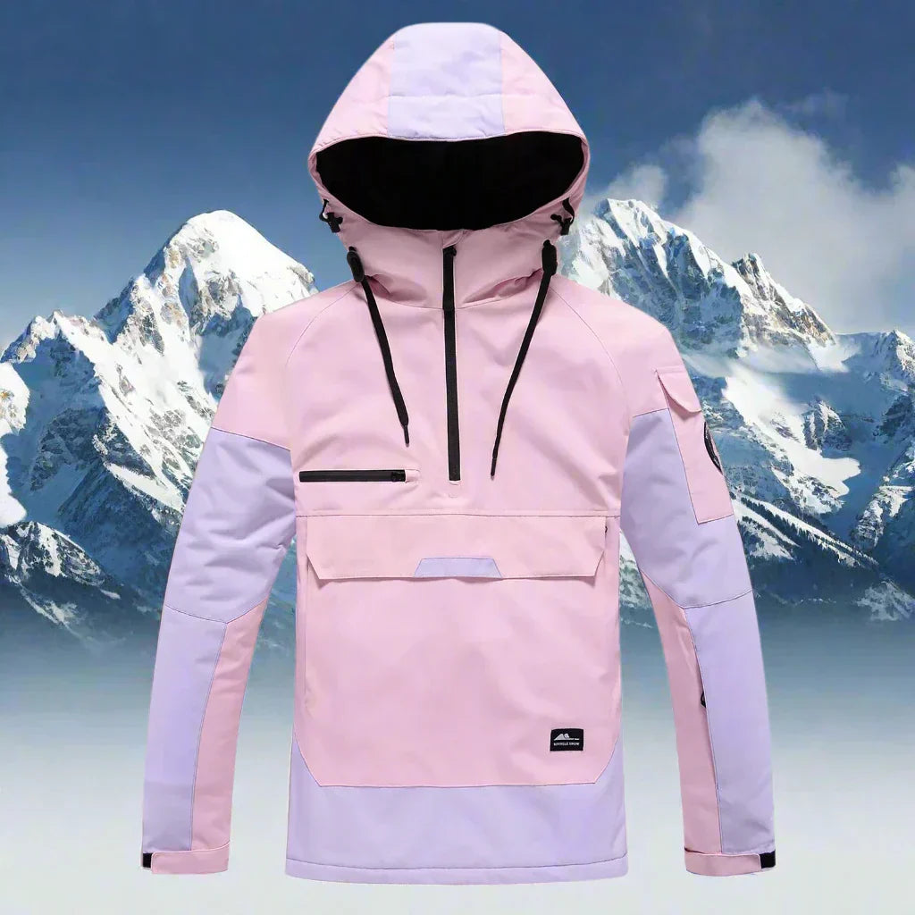 Warm Waterproof Unisex Ski Coat with Hood - OutfitLondon