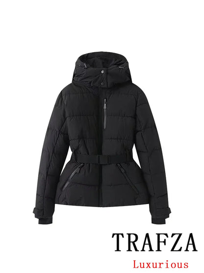 Warm Women's Long Winter Parka Coat