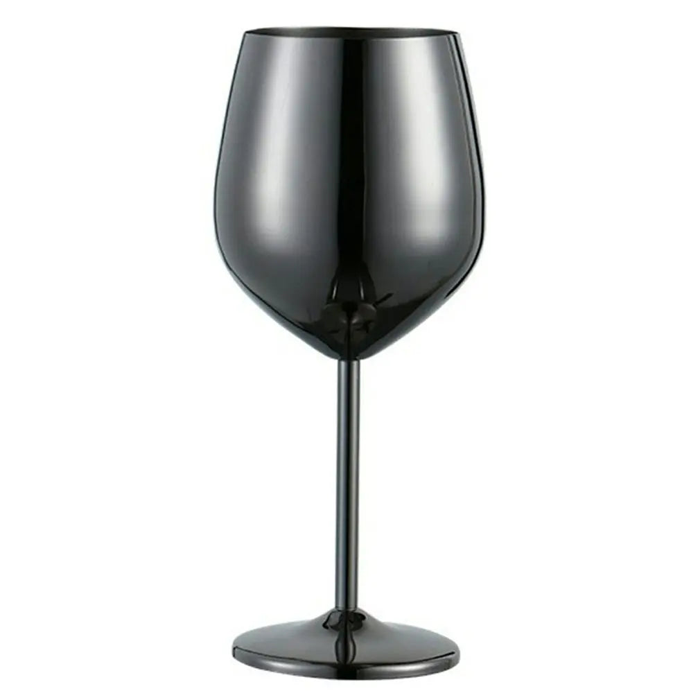 Luxurious Stainless Steel Polished Wine Glass