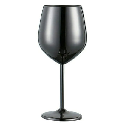 Luxurious Stainless Steel Polished Wine Glass