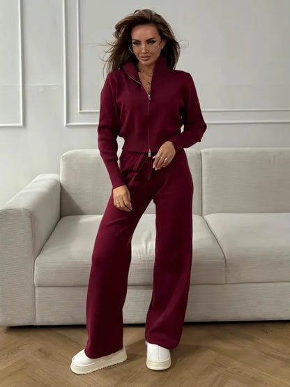 Soft Knit Sweater and Comfort Fit Pant Set