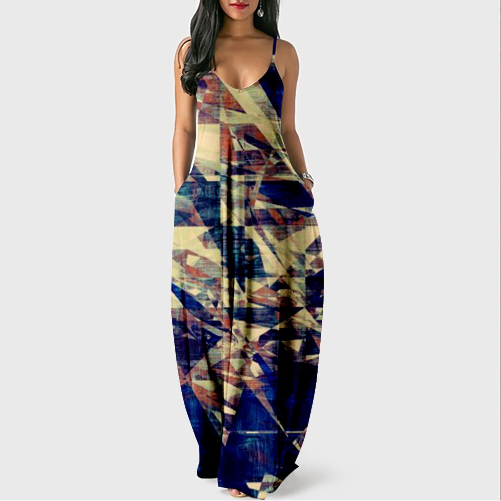 Vibrant Breathable Long Sundress for Women