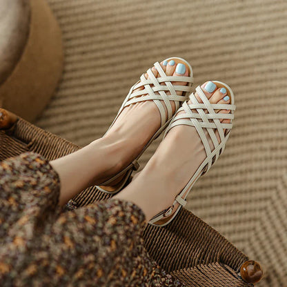 Fashionable Ankle Strap Sandals