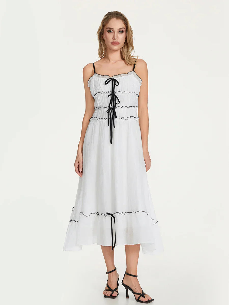 Women's Lace Frill Dress