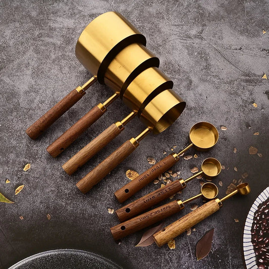 Timberware Measuring Cup Set Stainless Steel - OutfitLondon