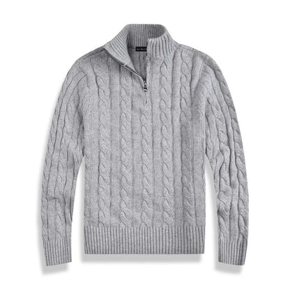 Classic Luxury Men's Half Zip Sweater