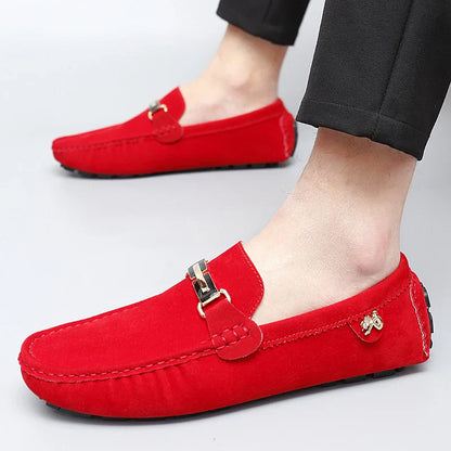 Luxury Soft Leather Slip On Shoes