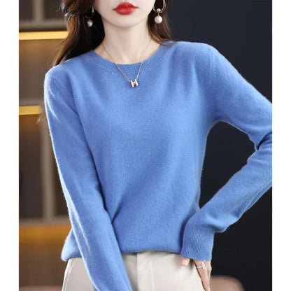 Cozy Ladies Merino Wool Pullover Sweater